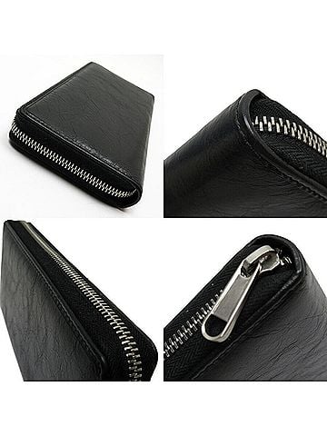 Gucci Interlocking G Black Leather Wallet (view 2)