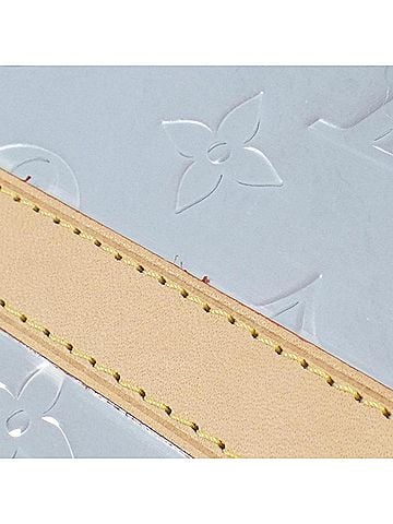 Louis Vuitton Trunk Silver Patent Leather Clutch Bag (view 2)