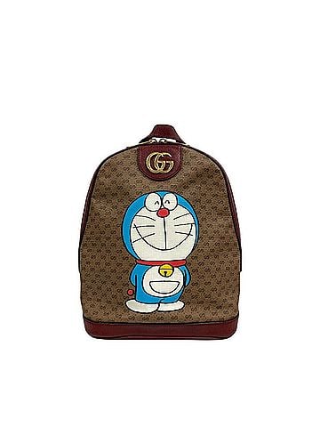 Gucci Ophidia Brown Canvas Backpack Bag (view 1)