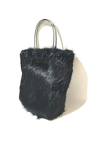 Balenciaga Black Fur Handbag (view 2)