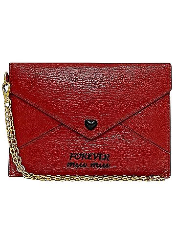 Miu Miu Madras Red Leather Wallet (view 1)