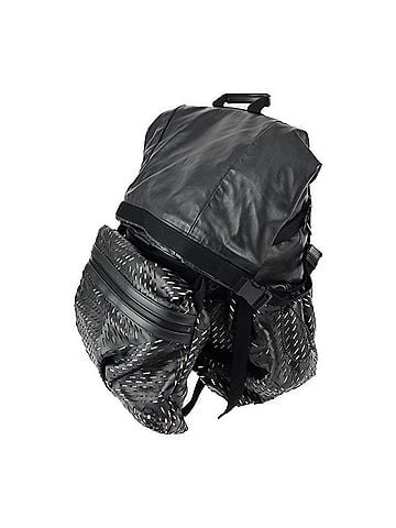 Bottega Veneta Black Pony-Style Calfskin Backpack Bag (view 2)