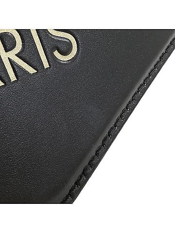 Louis Vuitton Black Leather Clutch Bag (view 2)