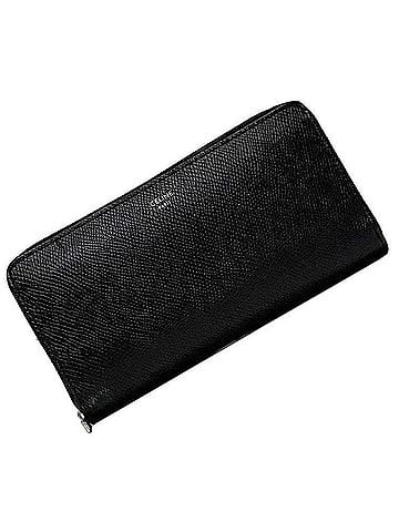 Céline Portefeuille Veau Black Leather Wallet (view 1)