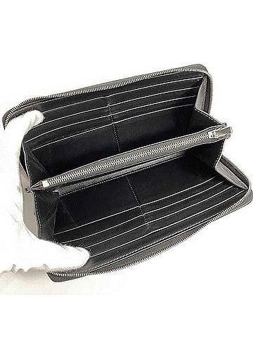 Céline Portefeuille Veau Black Leather Wallet (view 2)