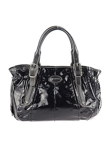 Tod's Black Leather Shoulder Bag (view 1)