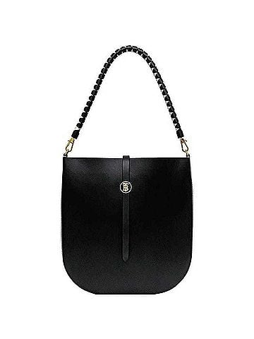 Burberry Black Leather Shopper Bag (view 1)
