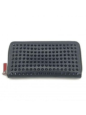 Christian Louboutin Navy Leather Wallet (view 1)