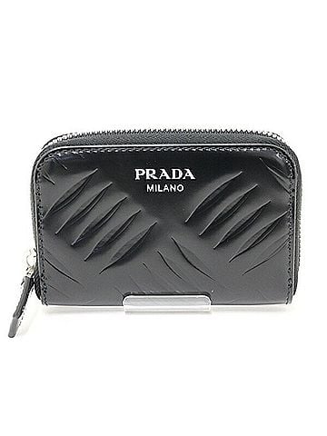 Prada Black Patent Leather Wallet (view 1)