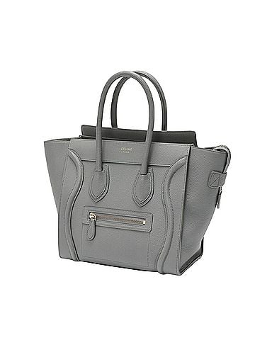 Céline Grey Leather Tote Bag (view 1)