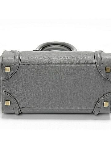 Céline Grey Leather Tote Bag (view 2)