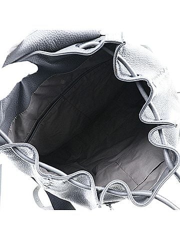 Bottega Veneta Black Pony-Style Calfskin Backpack Bag (view 2)