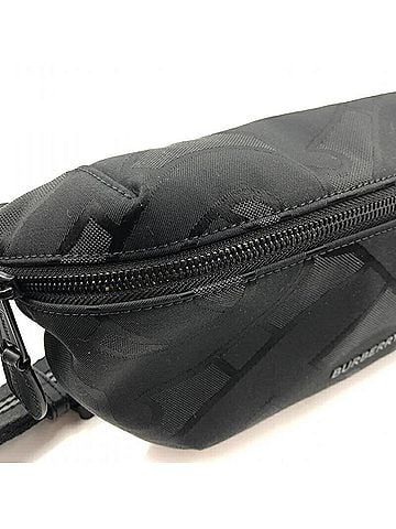Burberry Sonny Black Canvas Clutch Bag (view 2)
