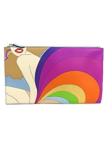 Fendi Multicolour Leather Clutch Bag (view 1)