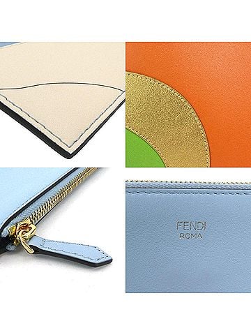 Fendi Multicolour Leather Clutch Bag (view 2)