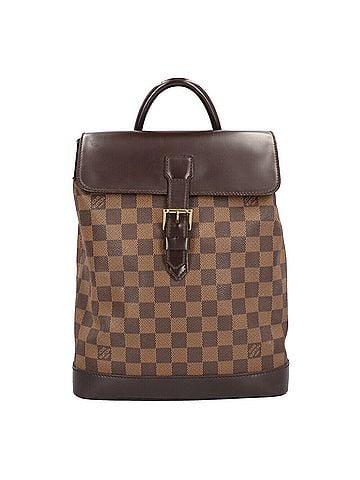 Louis Vuitton Soho Brown Canvas Backpack Bag (view 1)
