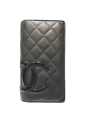 Chanel Cambon Black Leather Wallet (view 1)