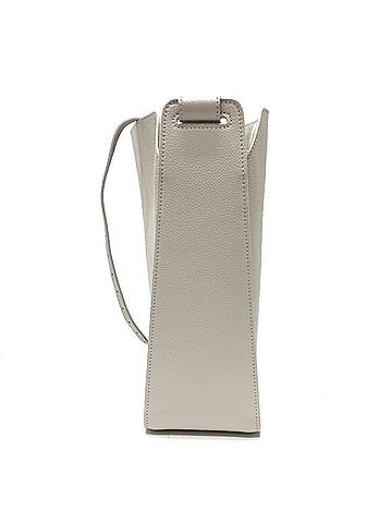 Balenciaga North South White Leather Shoulder Bag (view 2)