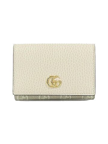 Gucci Gg Marmont Beige Leather Wallet (view 1)