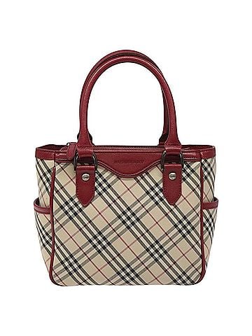 Burberry Nova Check Beige Canvas Handbag (view 1)