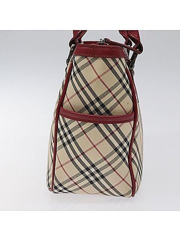 Burberry Nova Check Beige Canvas Handbag (view 2)
