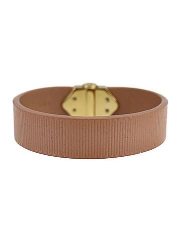 Louis Vuitton Beige Patent Leather Bracelet Jewelry (view 2)
