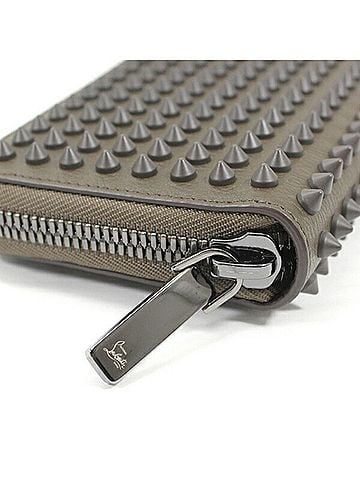 Christian Louboutin Panettone Grey Leather Wallet (view 2)