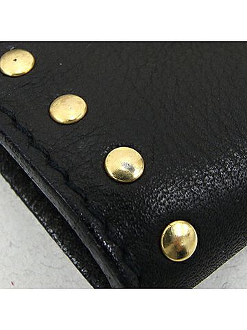 Versace Medusa Black Leather Clutch Bag (view 2)