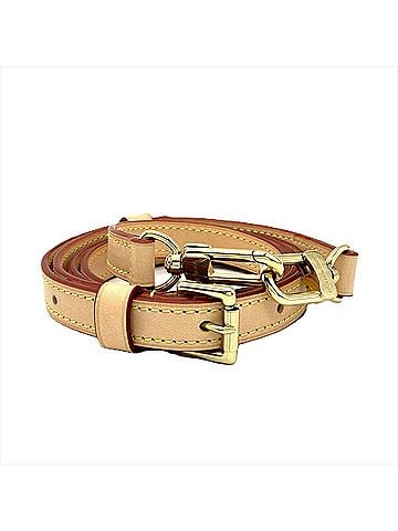 Louis Vuitton Shoulder Strap Beige Leather Bag Jewelry (view 1)
