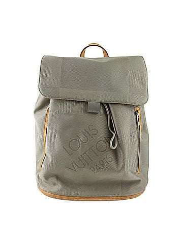 Louis Vuitton Pionie Beige Leather Backpack Bag (view 1)