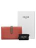 Céline 100% Leather Solid Pink Large Strap Wallet Pink Leather Wallet One size - photo 8