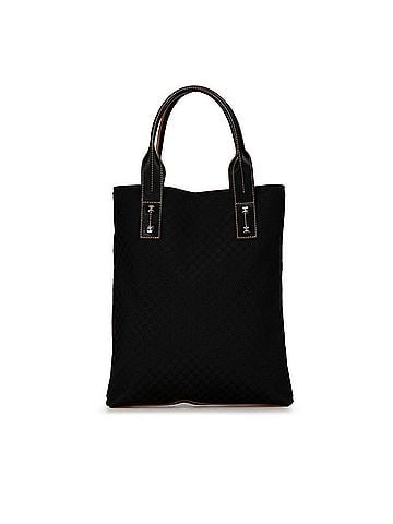 Céline Macadam Black Canvas Tote Bag (view 1)
