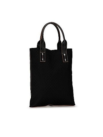 Céline Macadam Black Canvas Tote Bag (view 2)