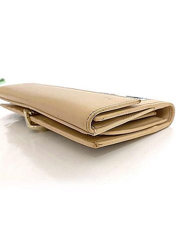 Gucci Flora Beige Leather Wallet (view 1)