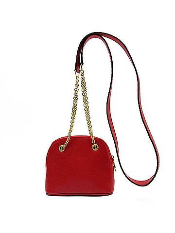 Céline Red Leather Clutch Bag (view 1)