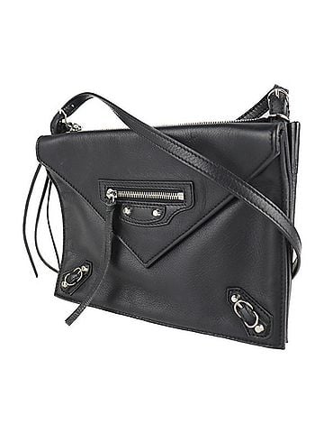Balenciaga Papier Black Leather Briefcase Bag (view 2)