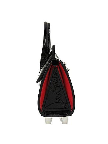 Christian Louboutin Paloma Black Patent Leather Handbag (view 2)