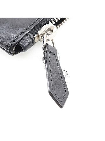 Balenciaga Black Leather Clutch Bag (view 2)