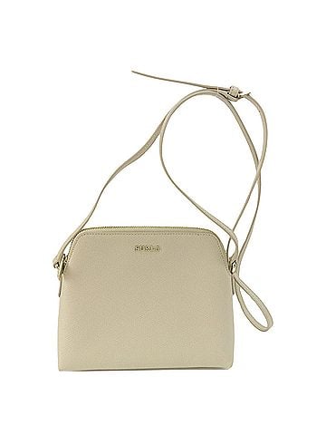 FURLA Ecru Leather Shopper Bag (view 1)