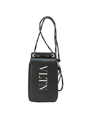 Valentino Garavani Vltn Black Leather Wallet (view 1)