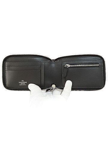 Valentino Garavani Vltn Black Leather Wallet (view 2)