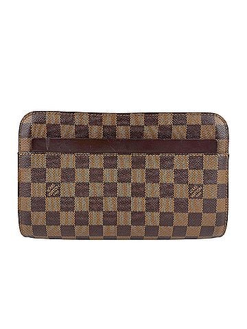Louis Vuitton Saint Louis Brown Canvas Clutch Bag (view 1)