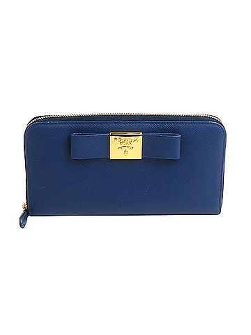Prada Blue Leather Wallet (view 1)