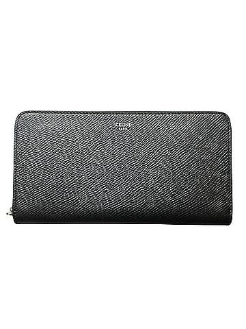 Céline Black Leather Wallet (view 1)