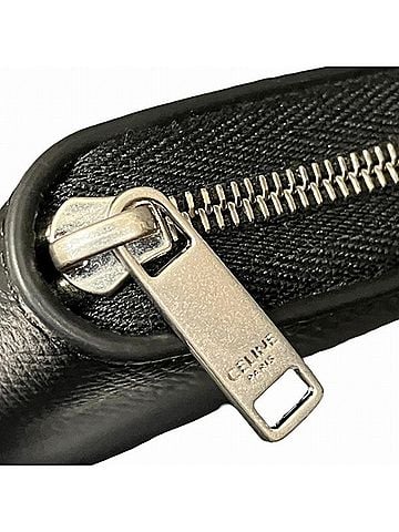 Céline Black Leather Wallet (view 2)