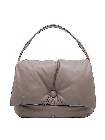 Céline Grey Leather Shopper Bag (view 1)