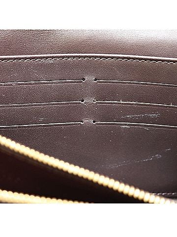 Louis Vuitton Portefeuille Sarah Burgundy Canvas Wallet (view 2)
