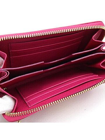 Salvatore Ferragamo Gancini Pink Leather Wallet (view 2)
