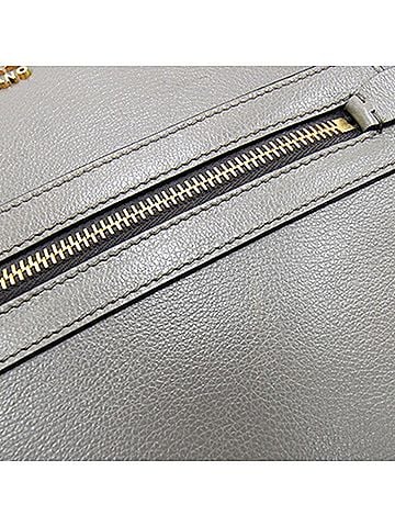 Prada Vitello Grey Leather Tote Bag (view 2)