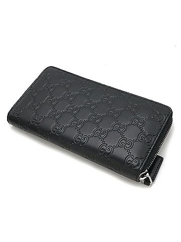 Gucci ssima Black Leather Wallet (view 1)